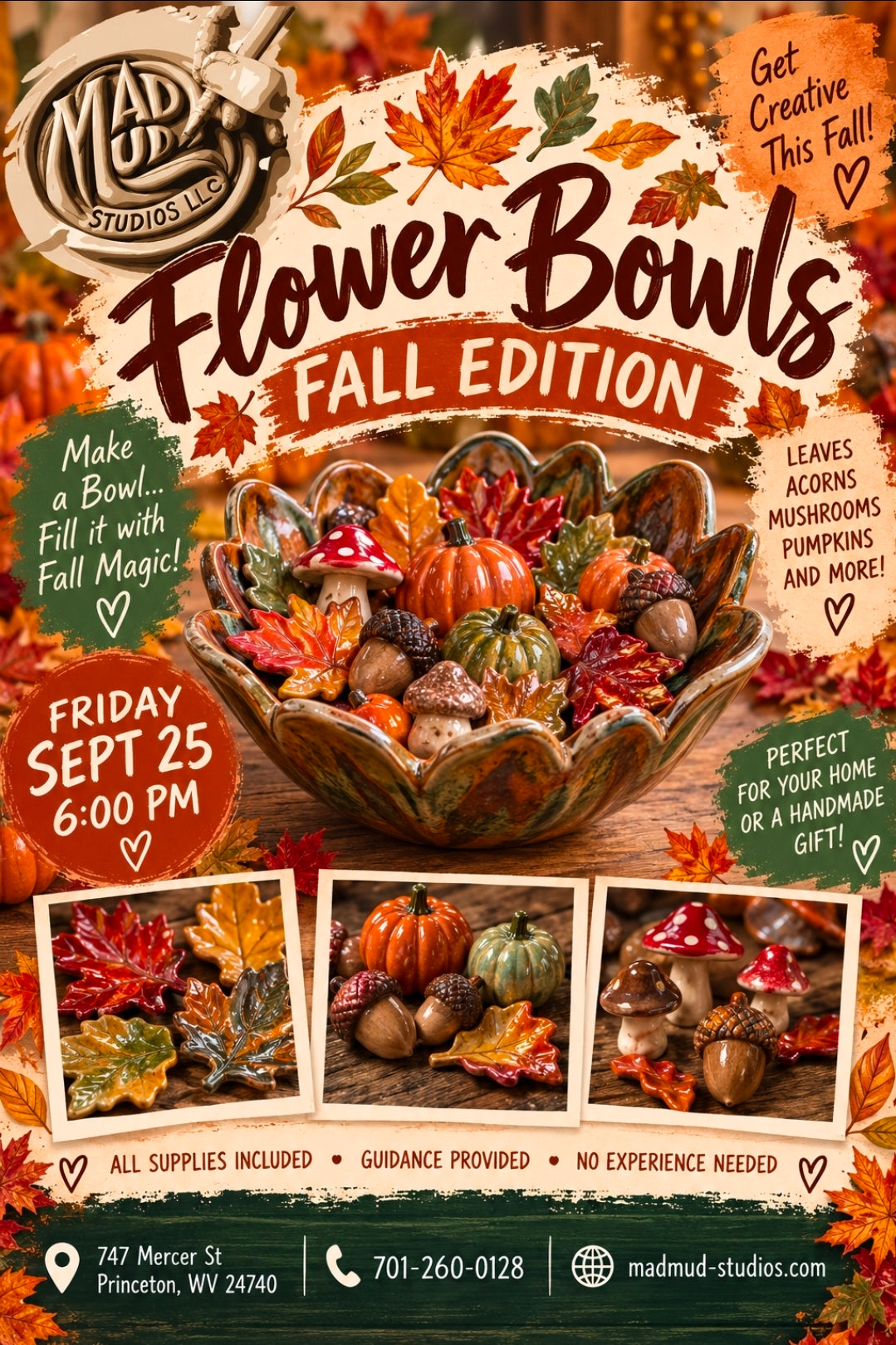 Flower Bowls - Fall Edition