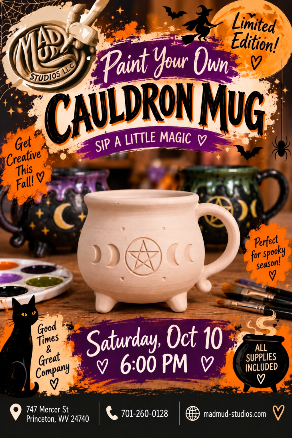 Paint Your Own Cauldron Mug!10/10