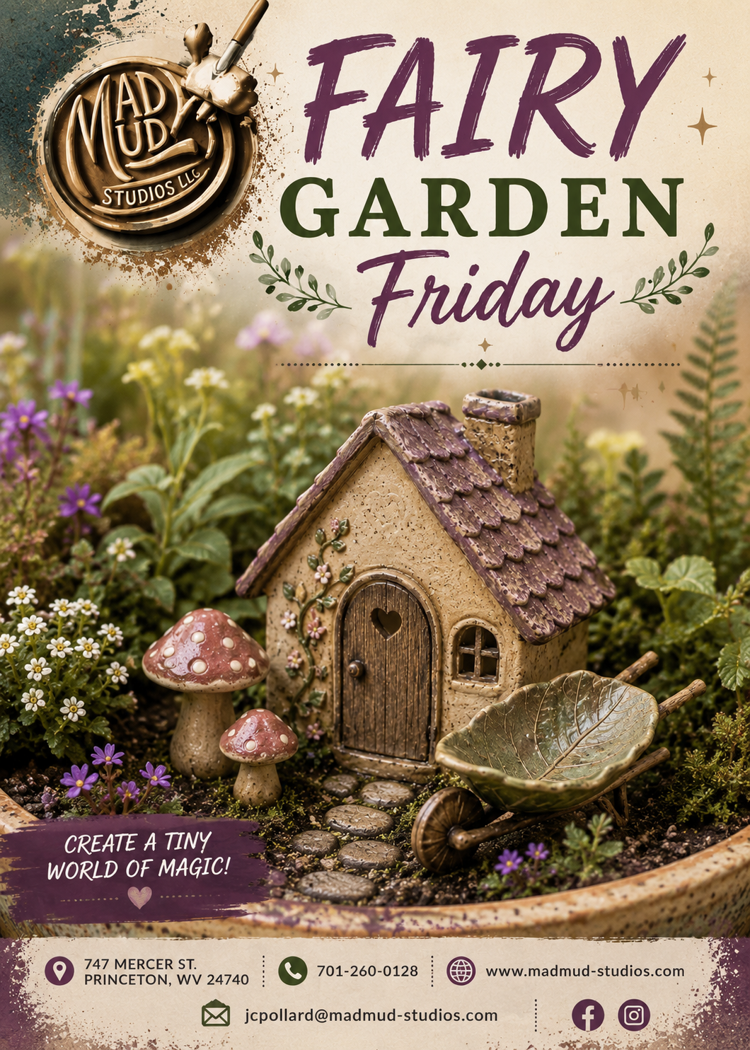 June 26, 7 pm - Fairy Garden Friday