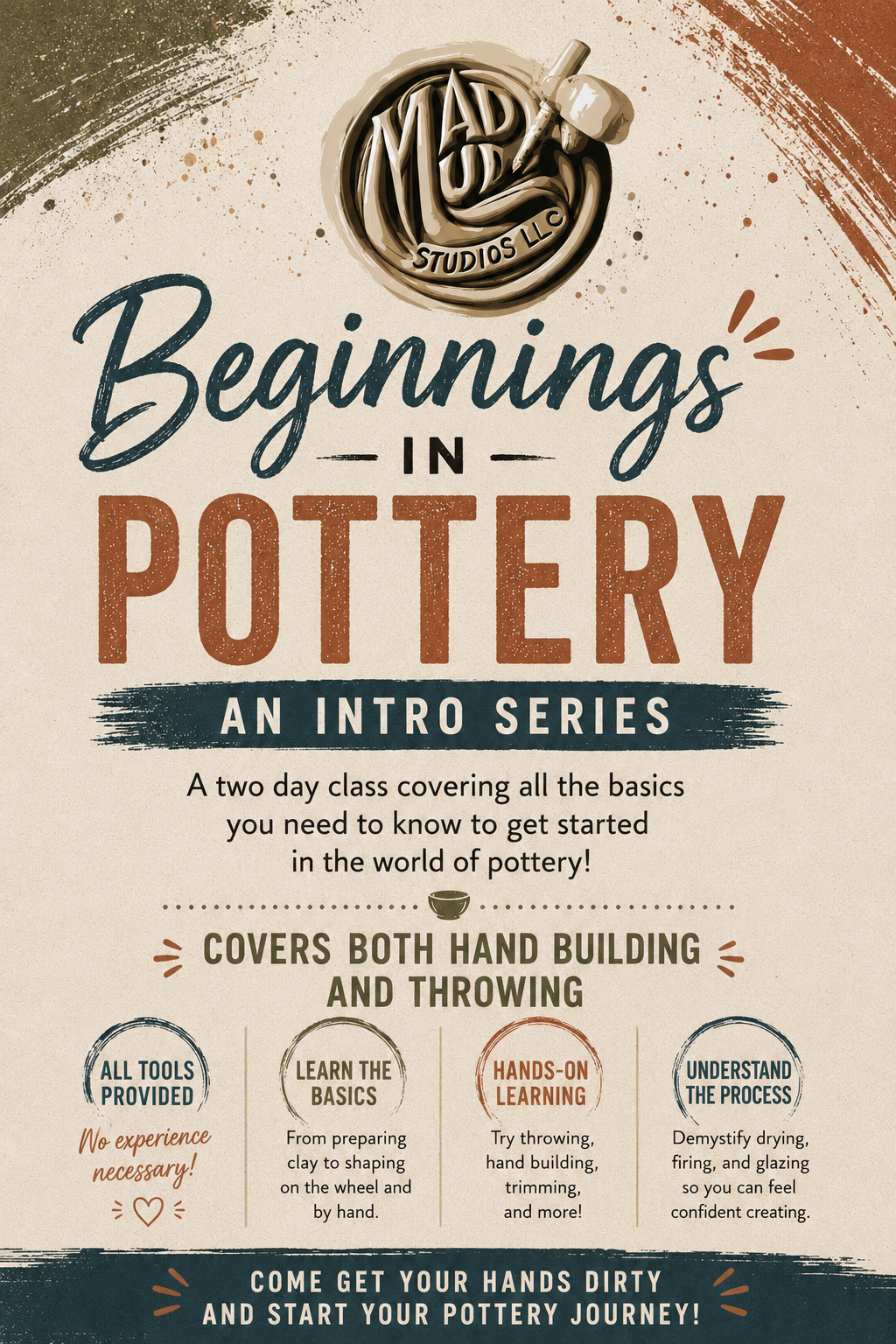 Beginnings in Pottery - An intro Series