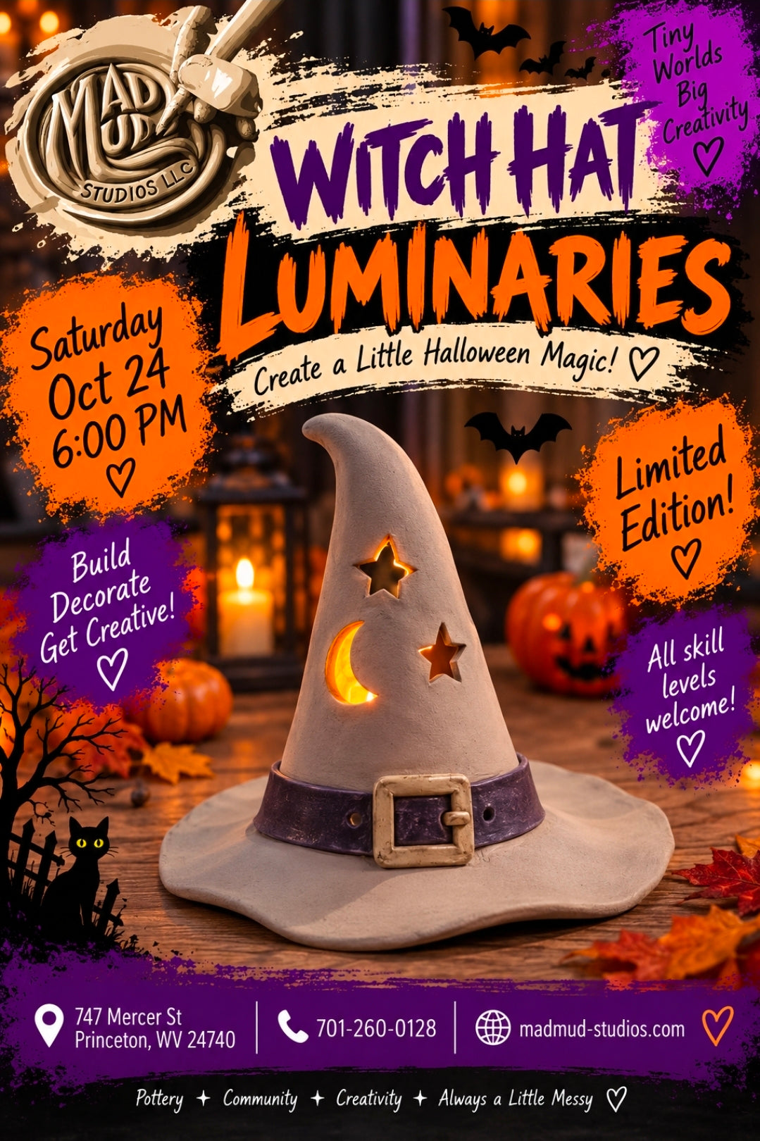 Witch Hat Luminaries