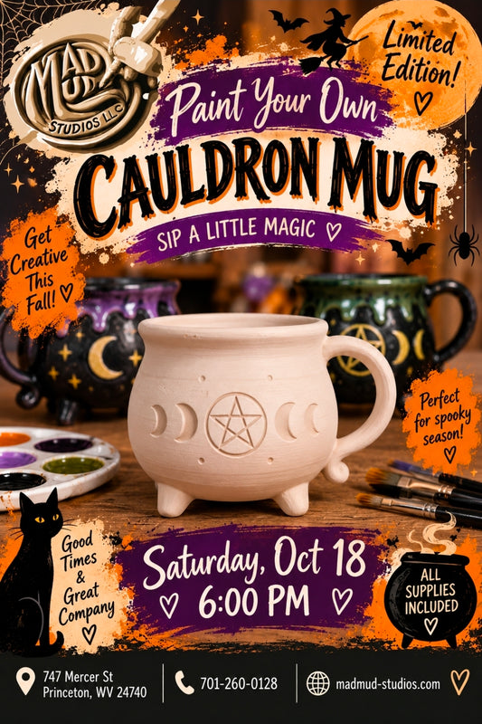 Paint Your Own Cauldron Mug!