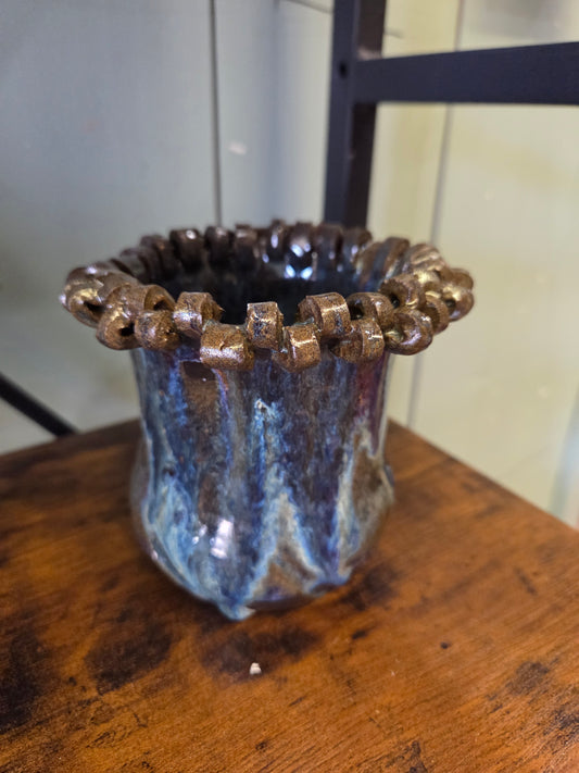 Frilled Vase
